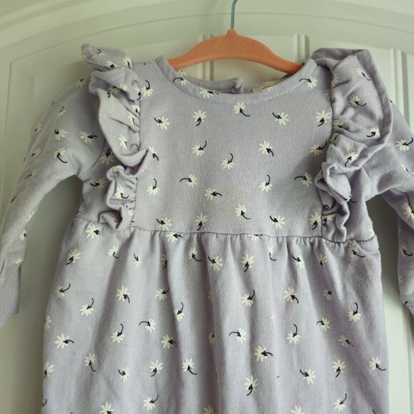 Sale 🎉🥳 4/$25 or $10 Jessica Simpson Green and Purple Rompers Size 3-6M - Picture 3 of 10